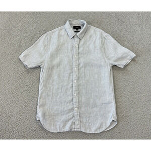 Vince Light Gray Casual Button Down Shirt